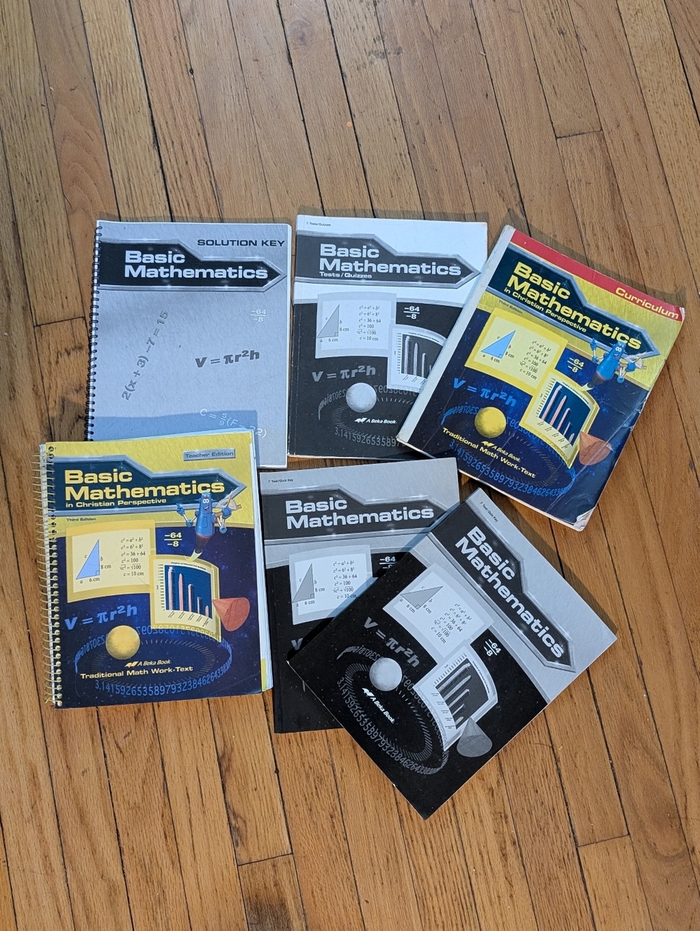 Abeka Grade 7 Set Basic Mathematics Textbook Set Homeschool Curriculum